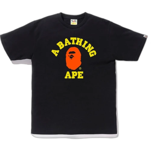 BAPE Colors College Tee (FW19) Black