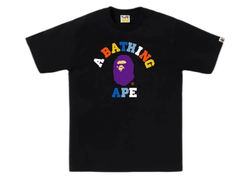 BAPE Colors College Tee (SS24) Black