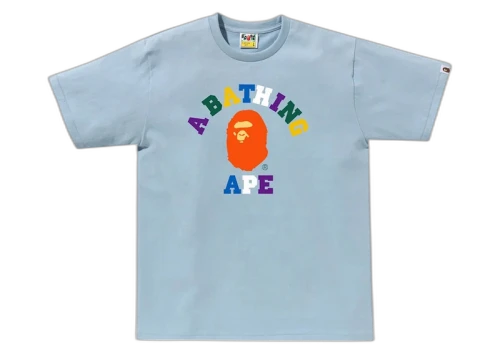 BAPE Colors College Tee (SS24) Sax
