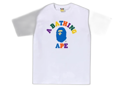 BAPE Colors College Tee (SS24) White