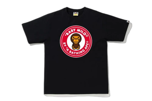 BAPE Colors Milo Busy Work Tee Black/Red