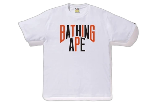 BAPE Colors NYC Logo Tee White