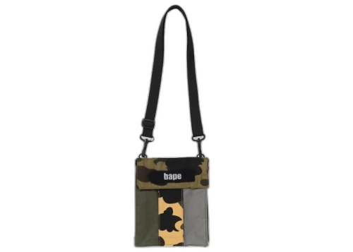 BAPE Crazy Pattern Shoulder Bag Multi