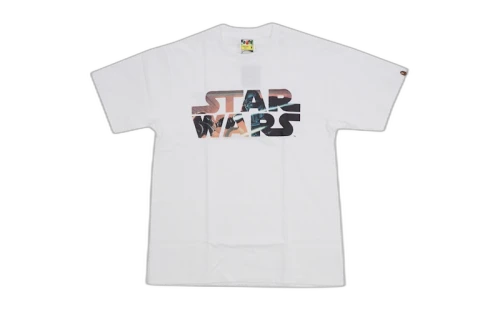 BAPE Star Wars Darth Vader Concept Art Tee White
