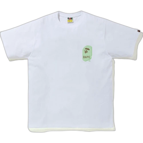 BAPE Desert Camo Ape Head Tee White