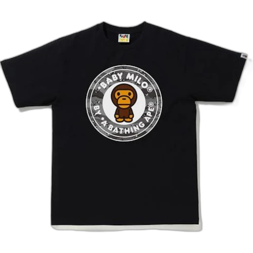BAPE Desert Camo Milo Busy Works Tee Black/Black