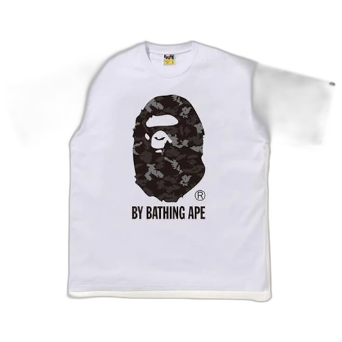 BAPE Digital Camo by Bathing Ape Relaxed Tee White/Black
