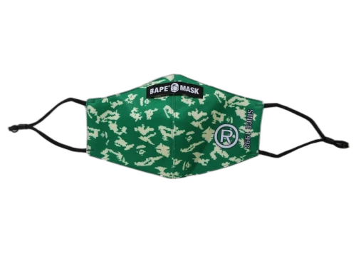 BAPE Digital Camo Mask Green