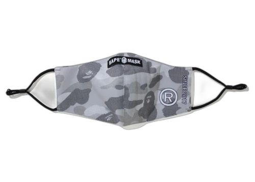 BAPE Dot Camo Mask Grey