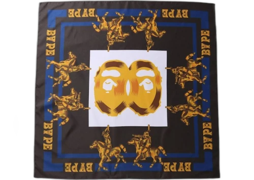 BAPE Double Ape Head Scarf Scarf Black