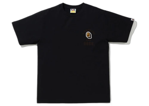 BAPE Emblem Tee Black