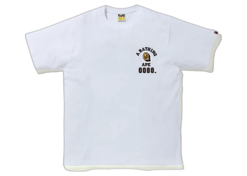 BAPE Emblem Tee White