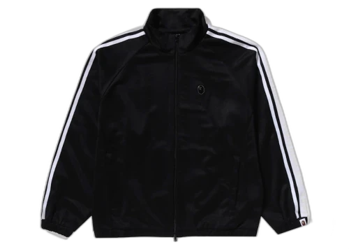 BAPE Fans Scarf Track Jacket Black