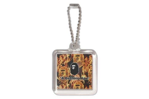 BAPE Flame Keychain Orange