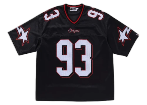 BAPE Football Relaxed Fit Tee Black
