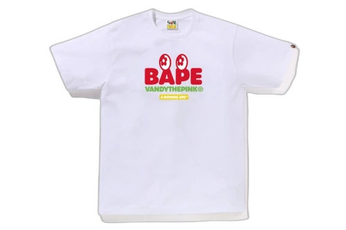 BAPE Gallery x Vandy The Pink Baby Milo Tee White