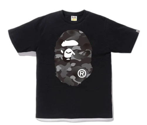 BAPE Gradation Camo Big Ape Head Tee Black/Black
