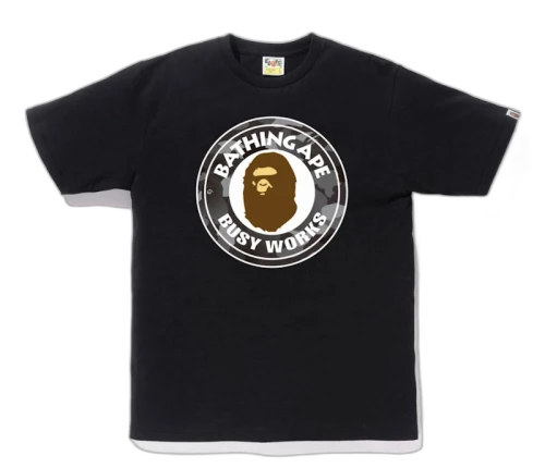 BAPE Gradation Camo Busy Works Tee Black/Black