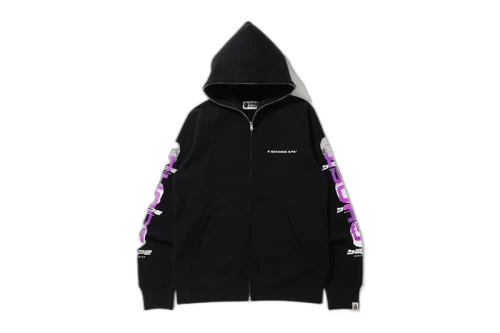 BAPE Ghost Full Zip Hoodie Black