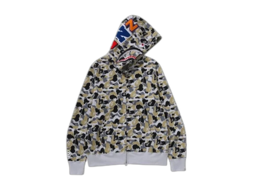 BAPE Ginza Store Exclusive ABC Camo Full Zip Hoodie Multicolor
