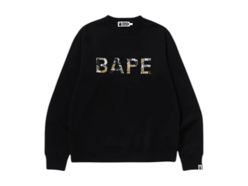 BAPE Ginza Store Exclusive Crewneck Black