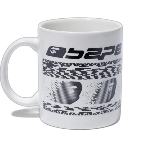 BAPE Glitch Mug White