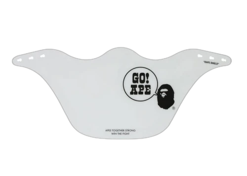 BAPE Go Ape Mouth Shield Clear/Black