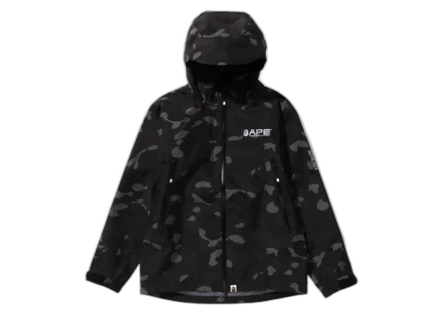 BAPE GORE-TEX Color Camo Shell Jacket Black