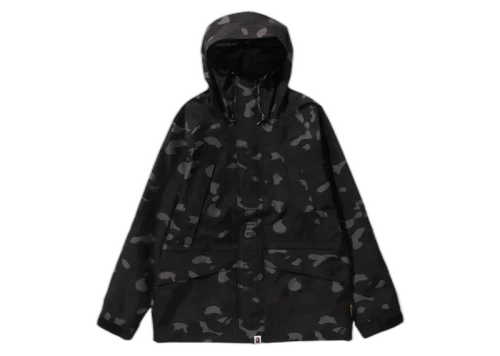 BAPE GORE-TEX Color Camo Snowboard Jacket Black