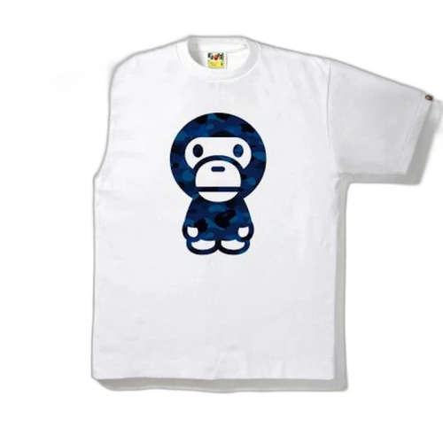 BAPE Gradation Camo Big Baby Milo Tee Tee White/Blue