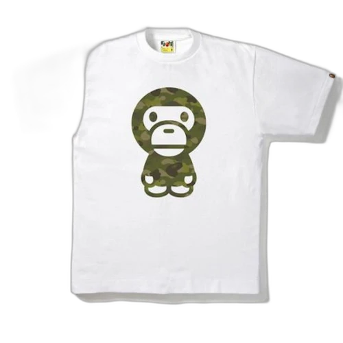 BAPE Gradation Camo Big Baby Milo Tee Tee White/Green