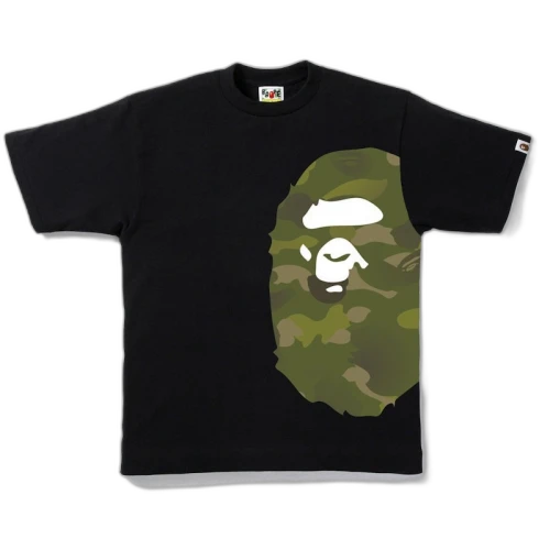 BAPE Gradation Camo Side Big Ape Head Tee Tee Black/Green