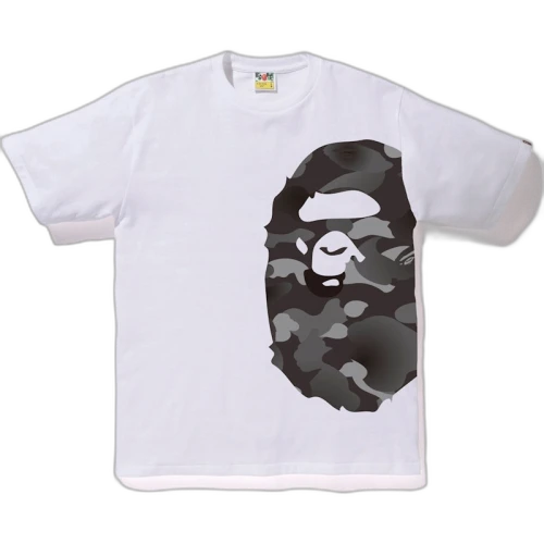 BAPE Gradation Camo Side Big Ape Head Tee White/Black