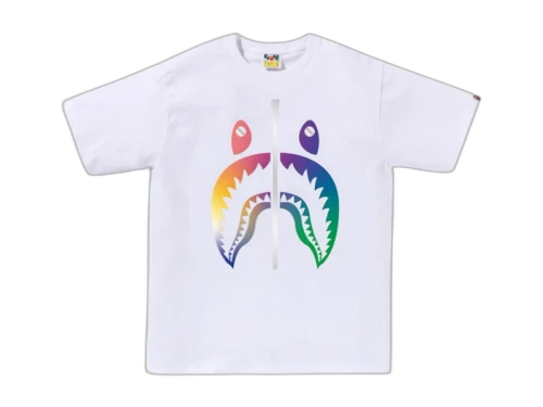 BAPE Gradation Shark BAPEC Tee (JP Online Exclusive) White
