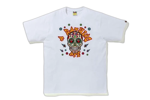 BAPE Halloween Skull Tee White