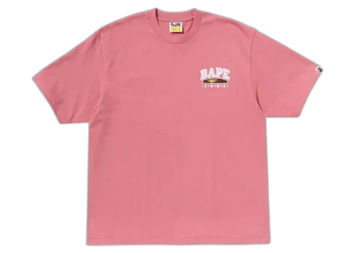 BAPE Hand Draw Bape Relaxed Fit Tee Pink