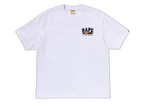BAPE Hand Draw Bape Relaxed Fit Tee White