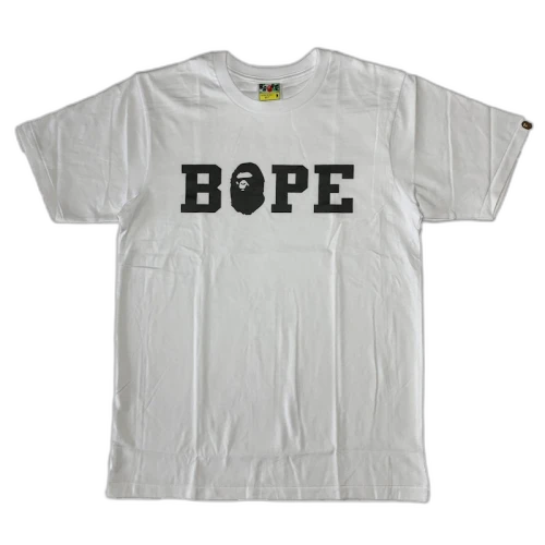 BAPE Happy New Year Spell Out Tee White
