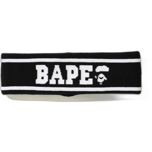 BAPE Logo Headband Black