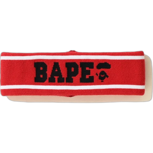 BAPE Logo Headband Red