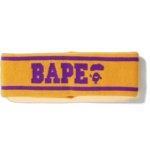 BAPE Logo Headband Yellow