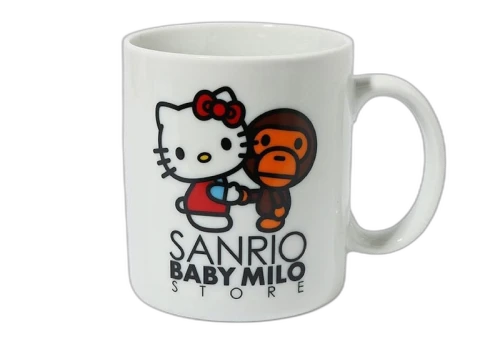 BAPE Hello Kitty x Baby Milo Mug White