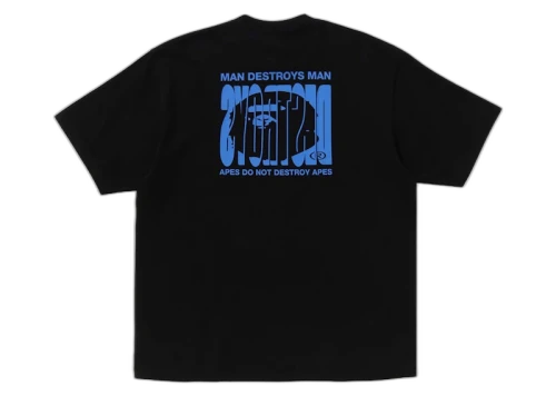 BAPE Highlight Logo Relaxed Fit Tee Black