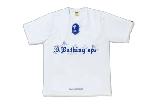 BAPE Ink Print Relaxed Fit #2 Tee White