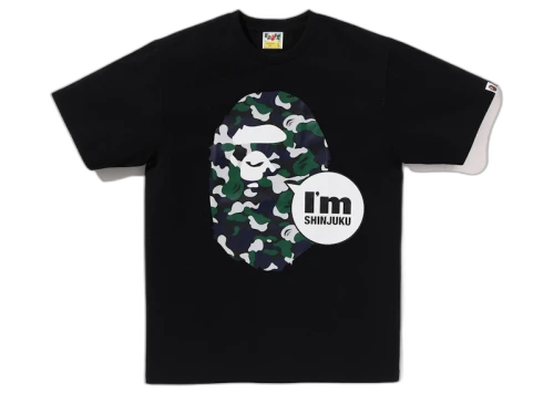 BAPE Isetan Shinjuku Exclusive Ape Head Tee Black