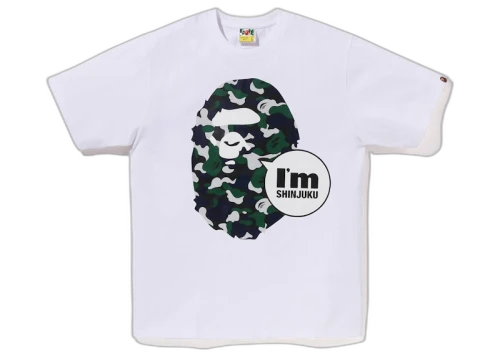 BAPE Isetan Shinjuku Exclusive Ape Head Tee White