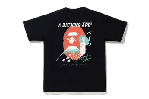 BAPE Japan Culture Souvenir Tee Black