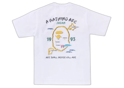 BAPE Japan Souvenir #2 Tee White
