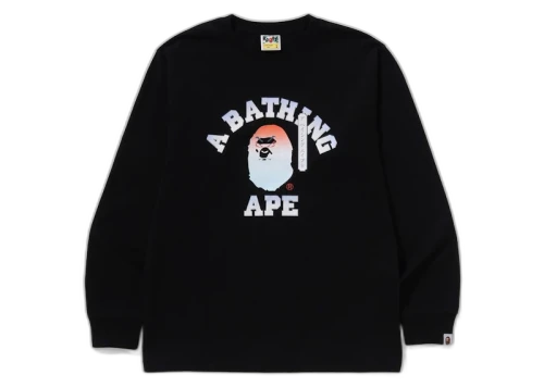 BAPE Kabuki Head L/S Tee Black