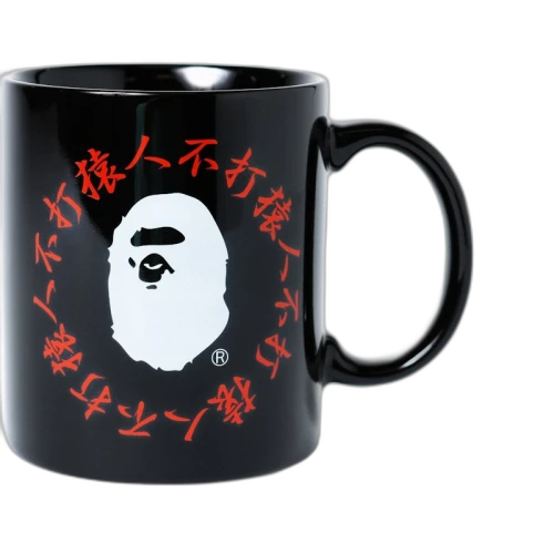 BAPE Kanji Logo Mug Black